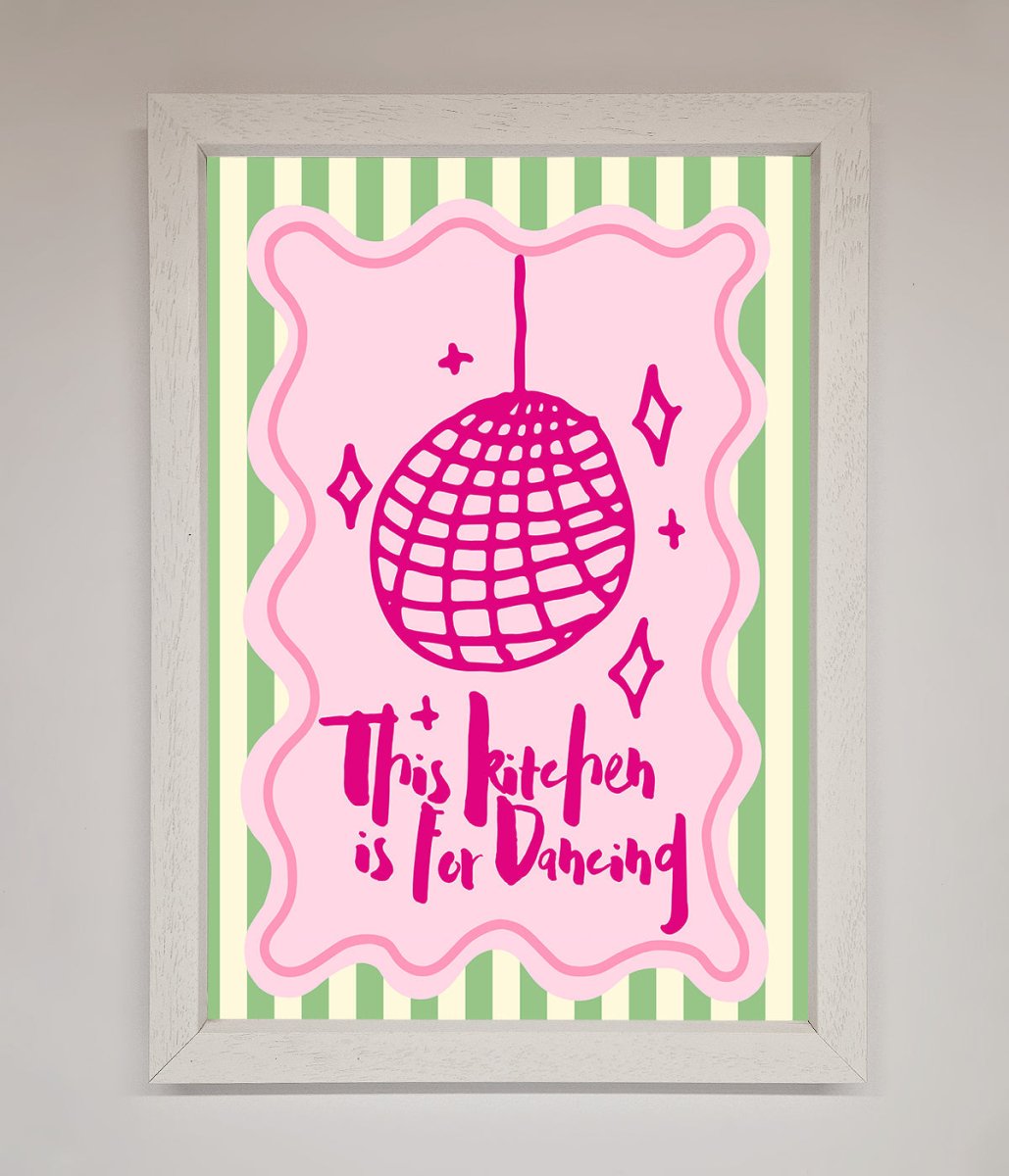 This Kitchen Is For Dancing Framed Wall Art-2