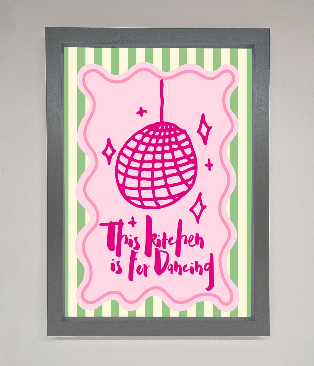 This Kitchen Is For Dancing Framed Wall Art-4
