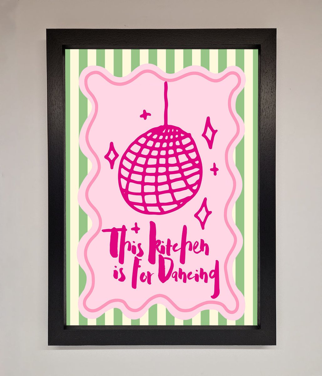 This Kitchen Is For Dancing Framed Wall Art-1