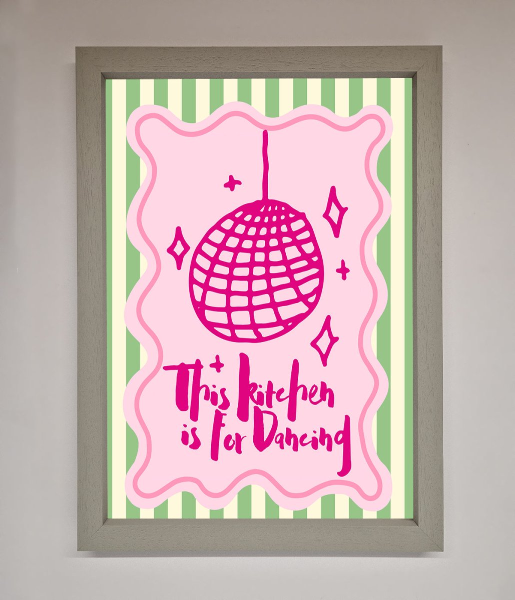 This Kitchen Is For Dancing Framed Wall Art-3