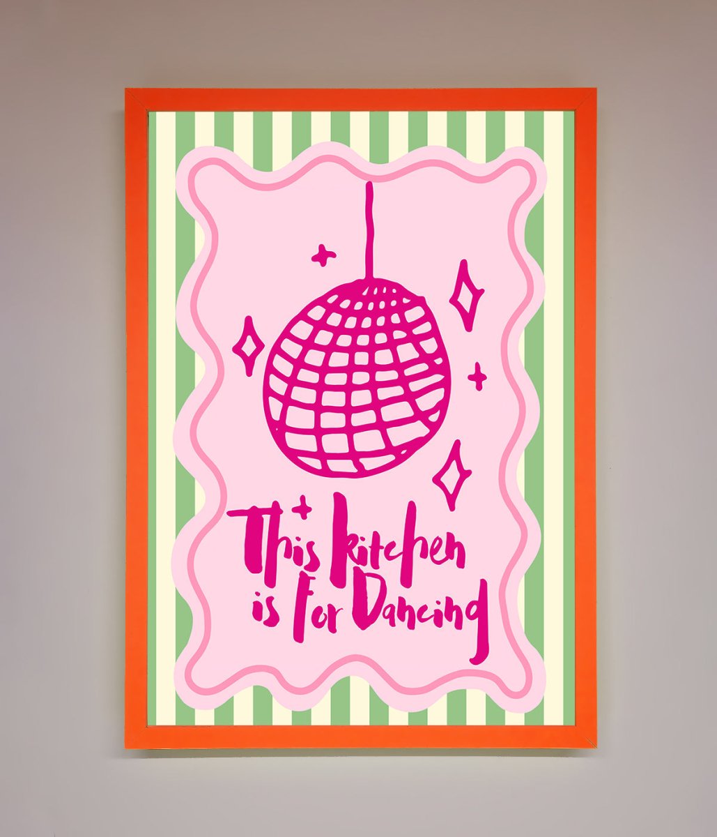 This Kitchen Is For Dancing Framed Wall Art-11