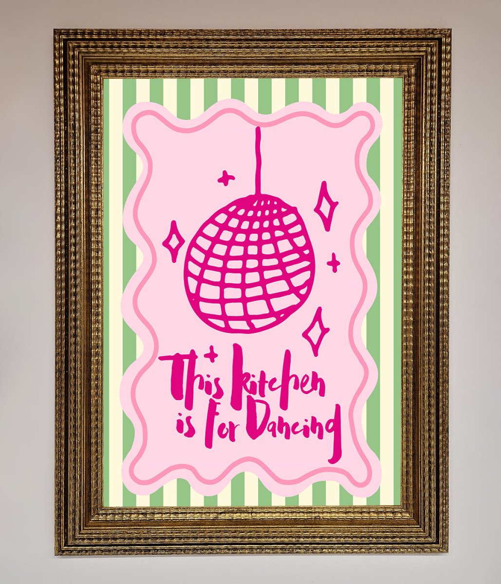 This Kitchen Is For Dancing Framed Wall Art-15
