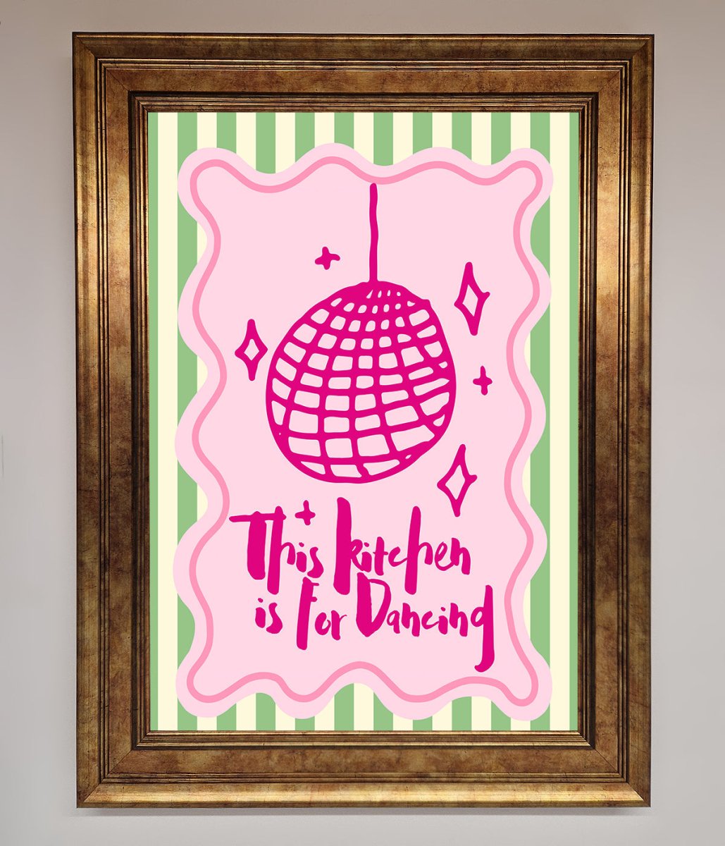 This Kitchen Is For Dancing Framed Wall Art-7