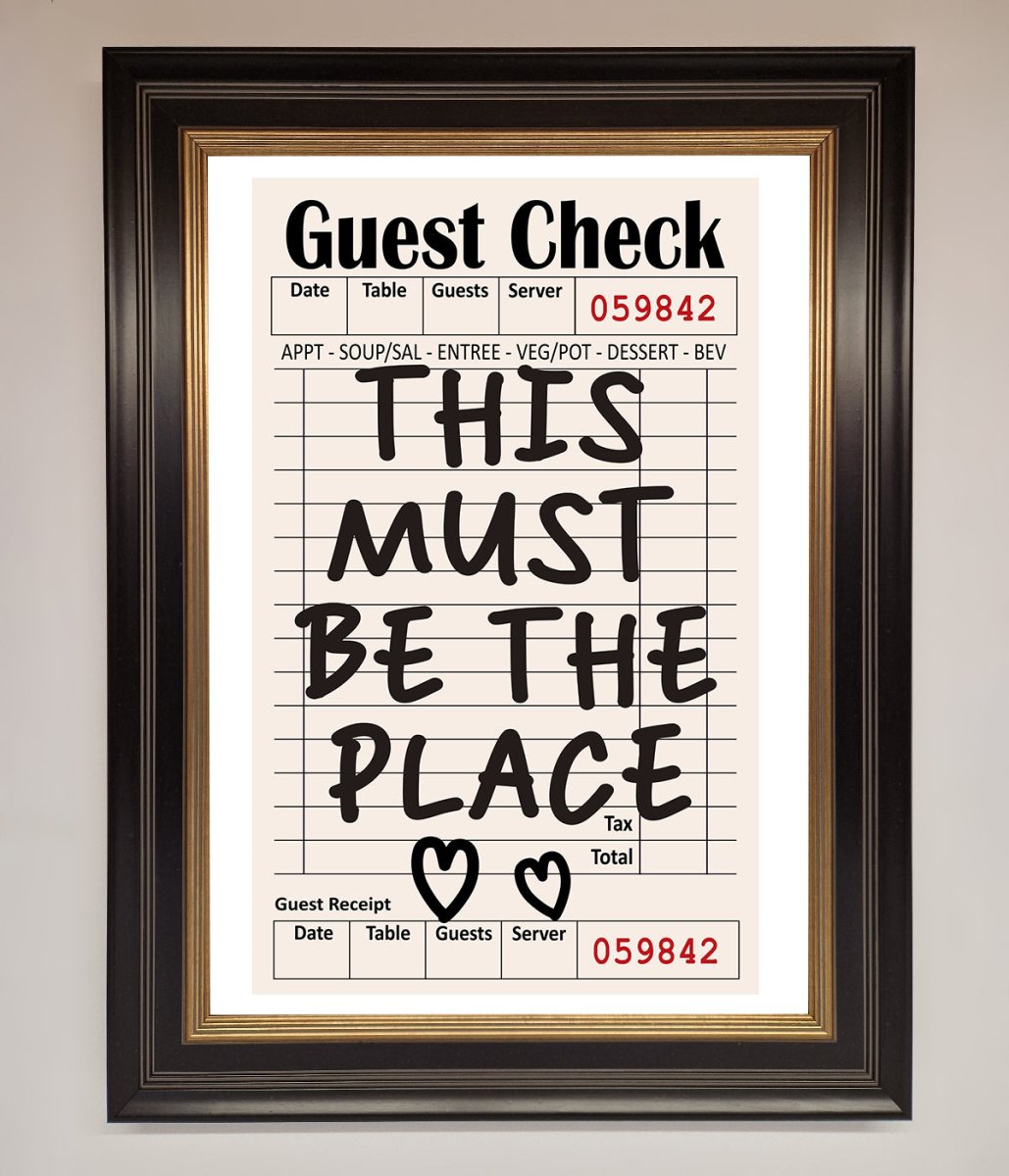This Must Be The Place Beige Framed Wall Art-17
