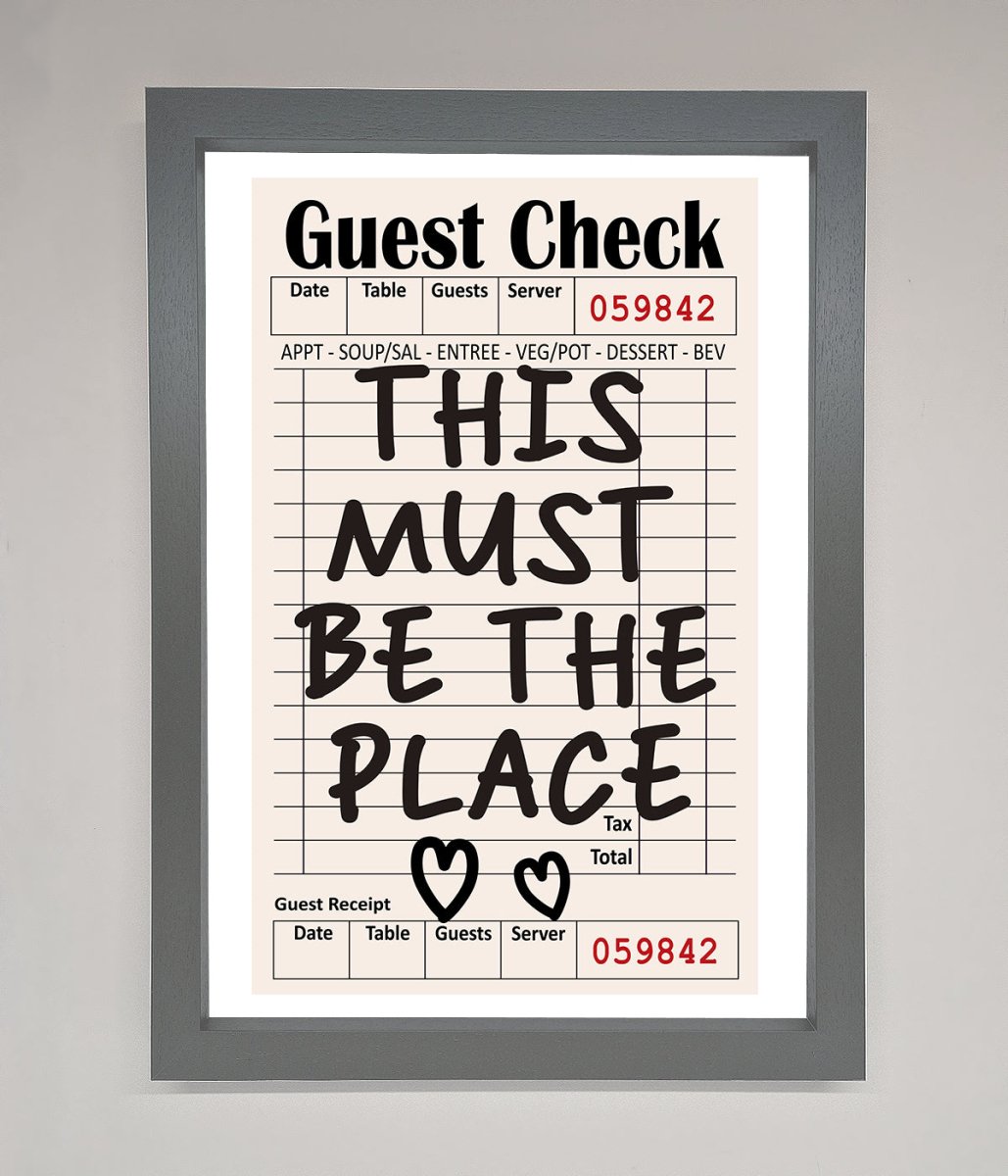 This Must Be The Place Beige Framed Wall Art-4