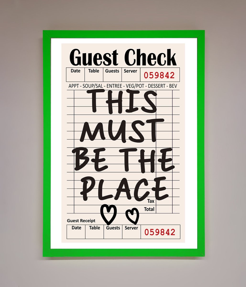 This Must Be The Place Beige Framed Wall Art-8