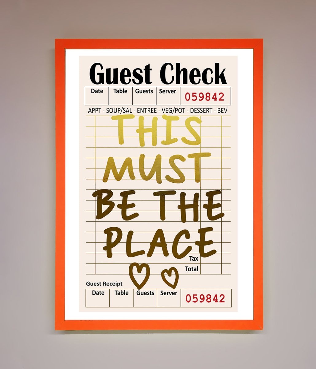 This Must Be The Place Foil Print-0