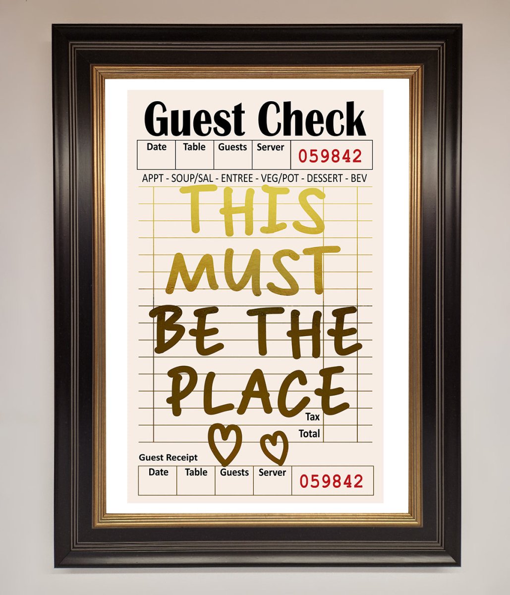 This Must Be The Place Foil Print-5