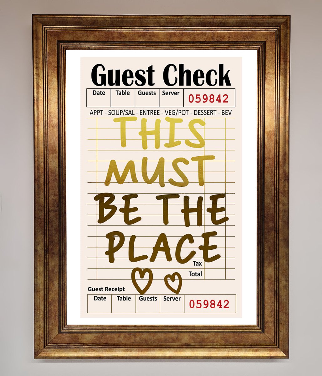 This Must Be The Place Foil Print-3