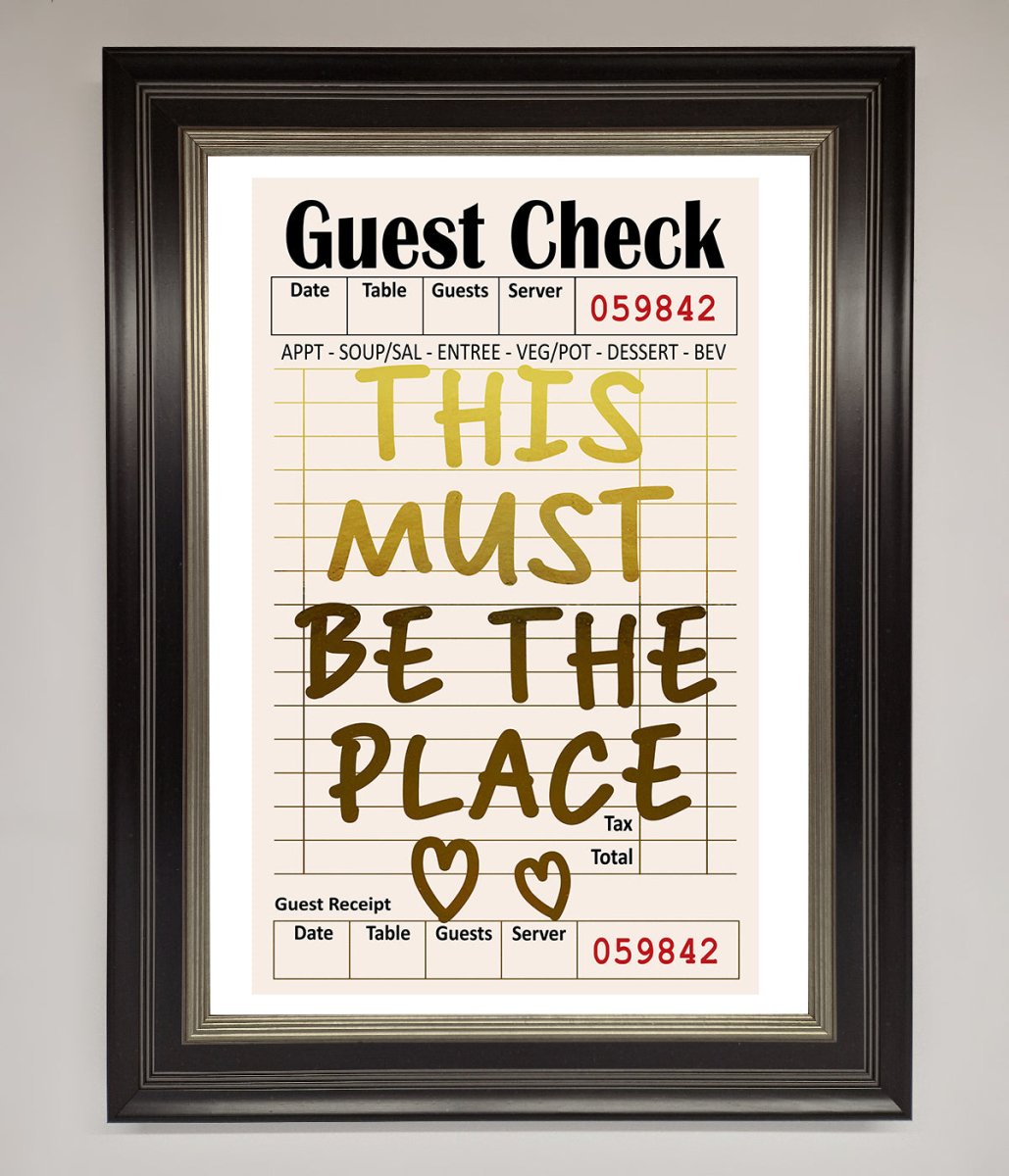 This Must Be The Place Foil Print-4