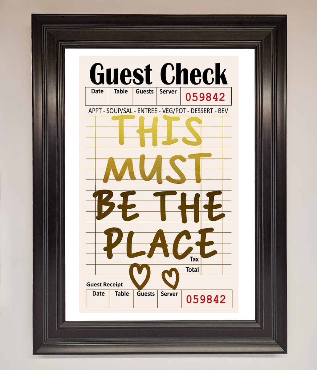 This Must Be The Place Foil Print-2