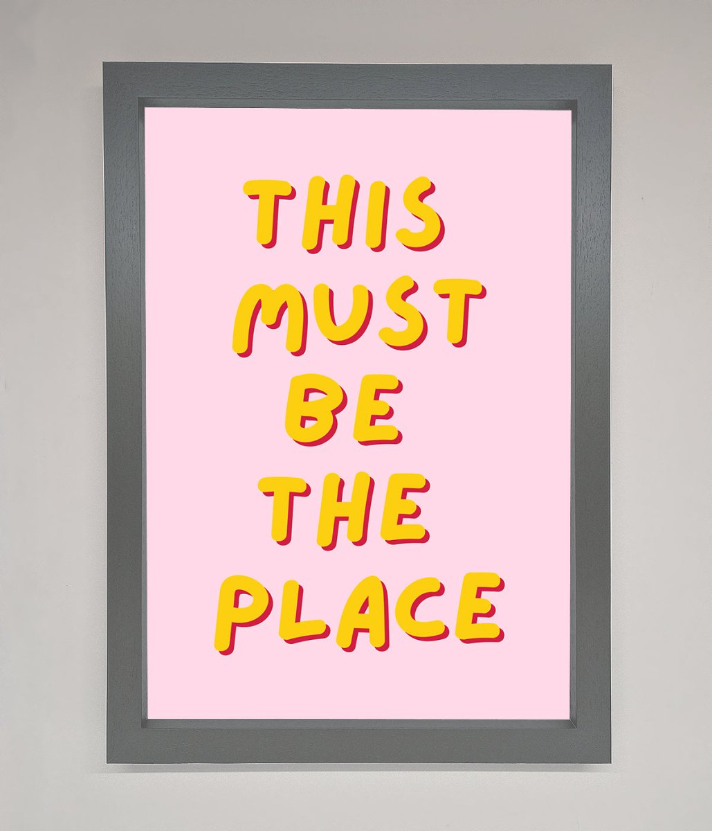 This Must Be The Place Framed Wall Art-4