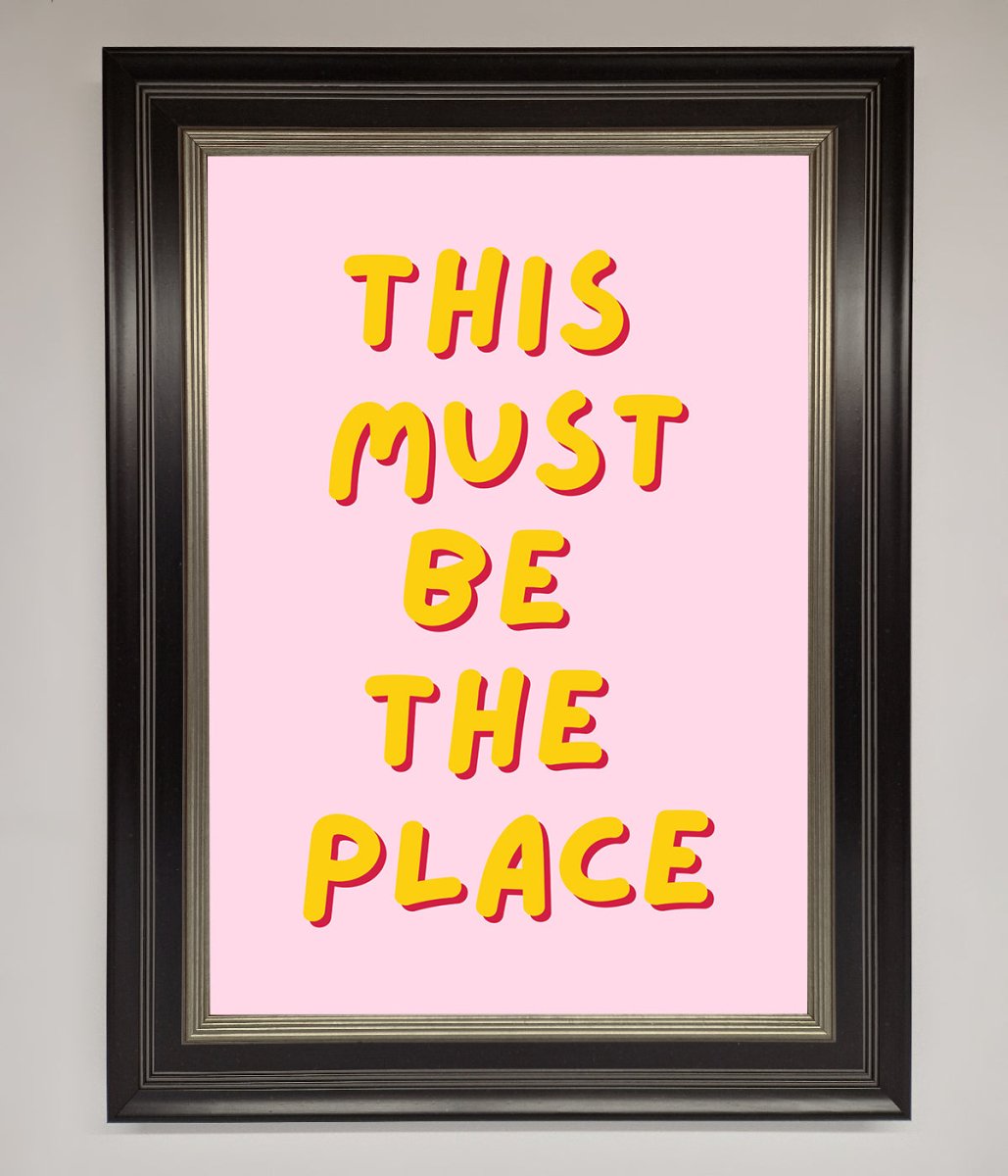 This Must Be The Place Framed Wall Art-16