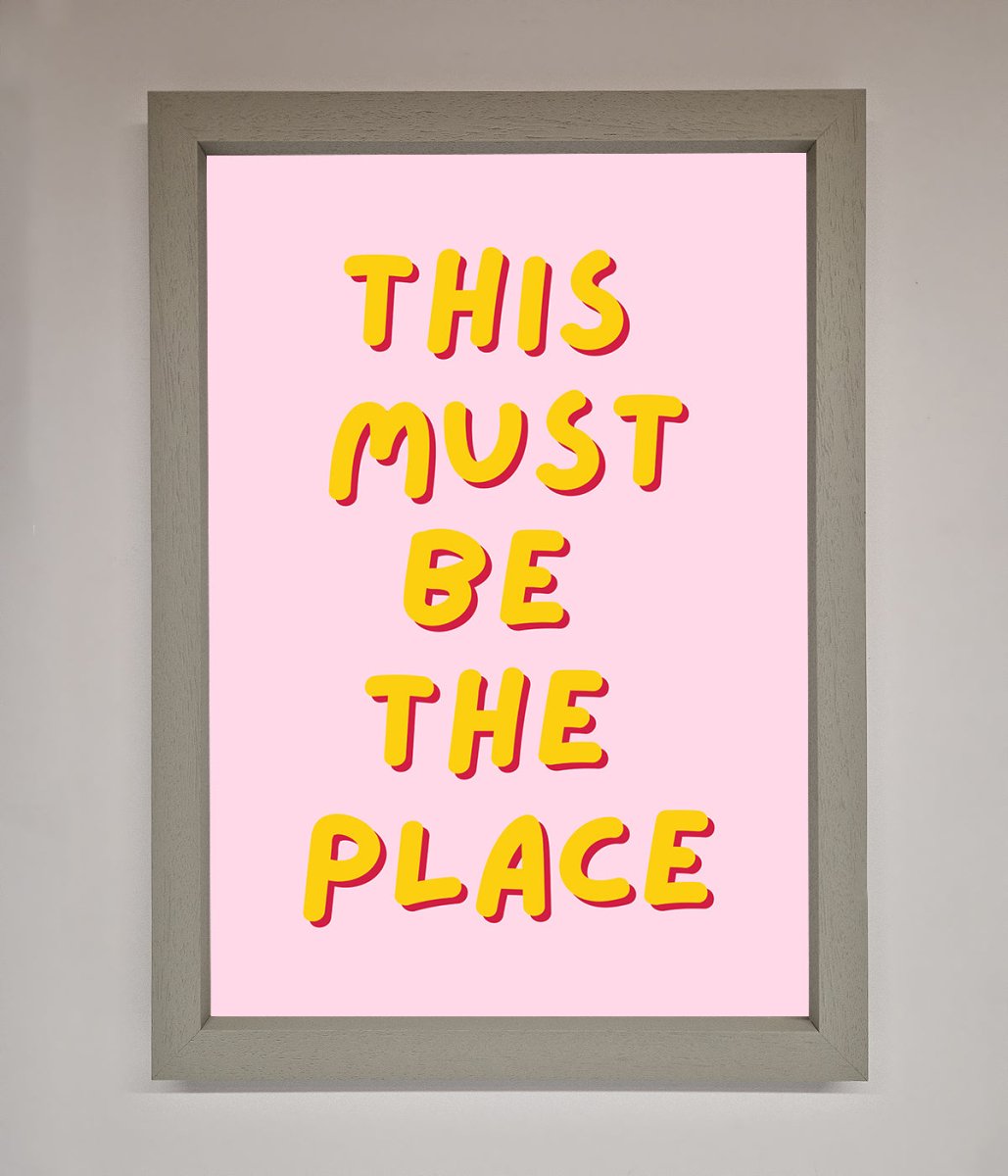 This Must Be The Place Framed Wall Art-3