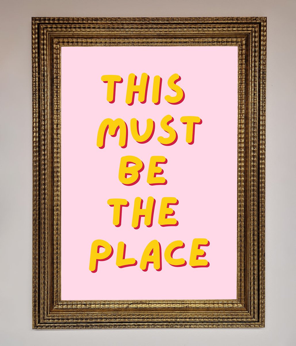 This Must Be The Place Framed Wall Art-9