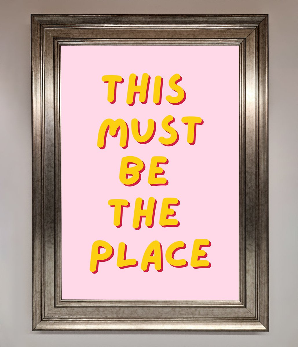 This Must Be The Place Framed Wall Art-14