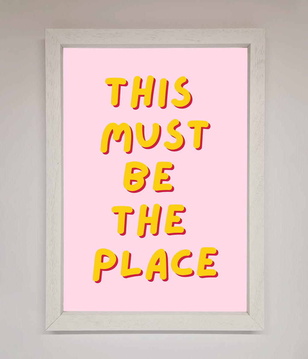 This Must Be The Place Framed Wall Art-2
