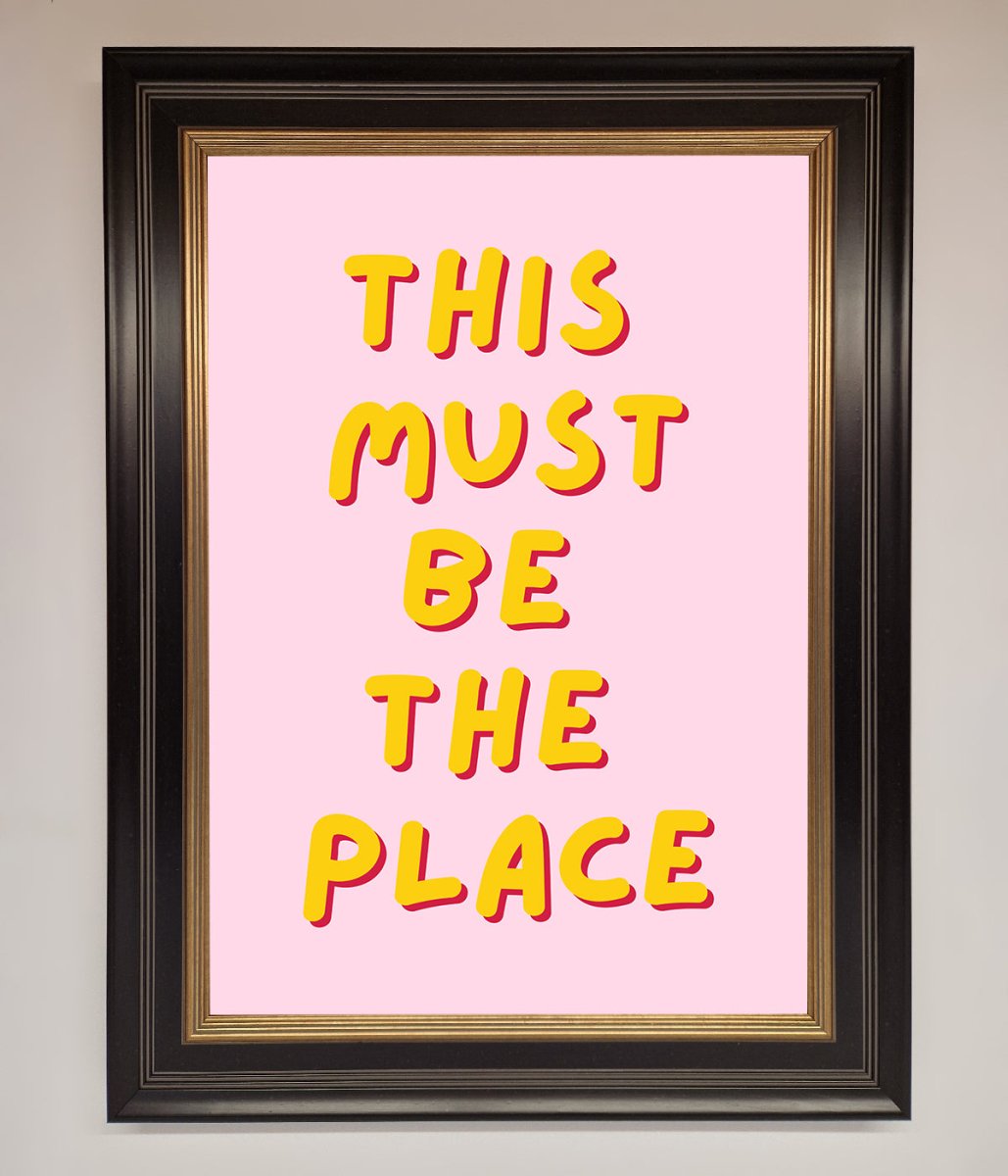 This Must Be The Place Framed Wall Art-17