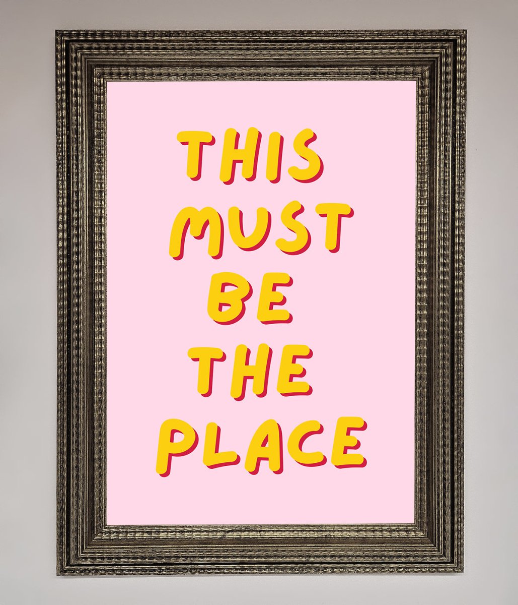 This Must Be The Place Framed Wall Art-10