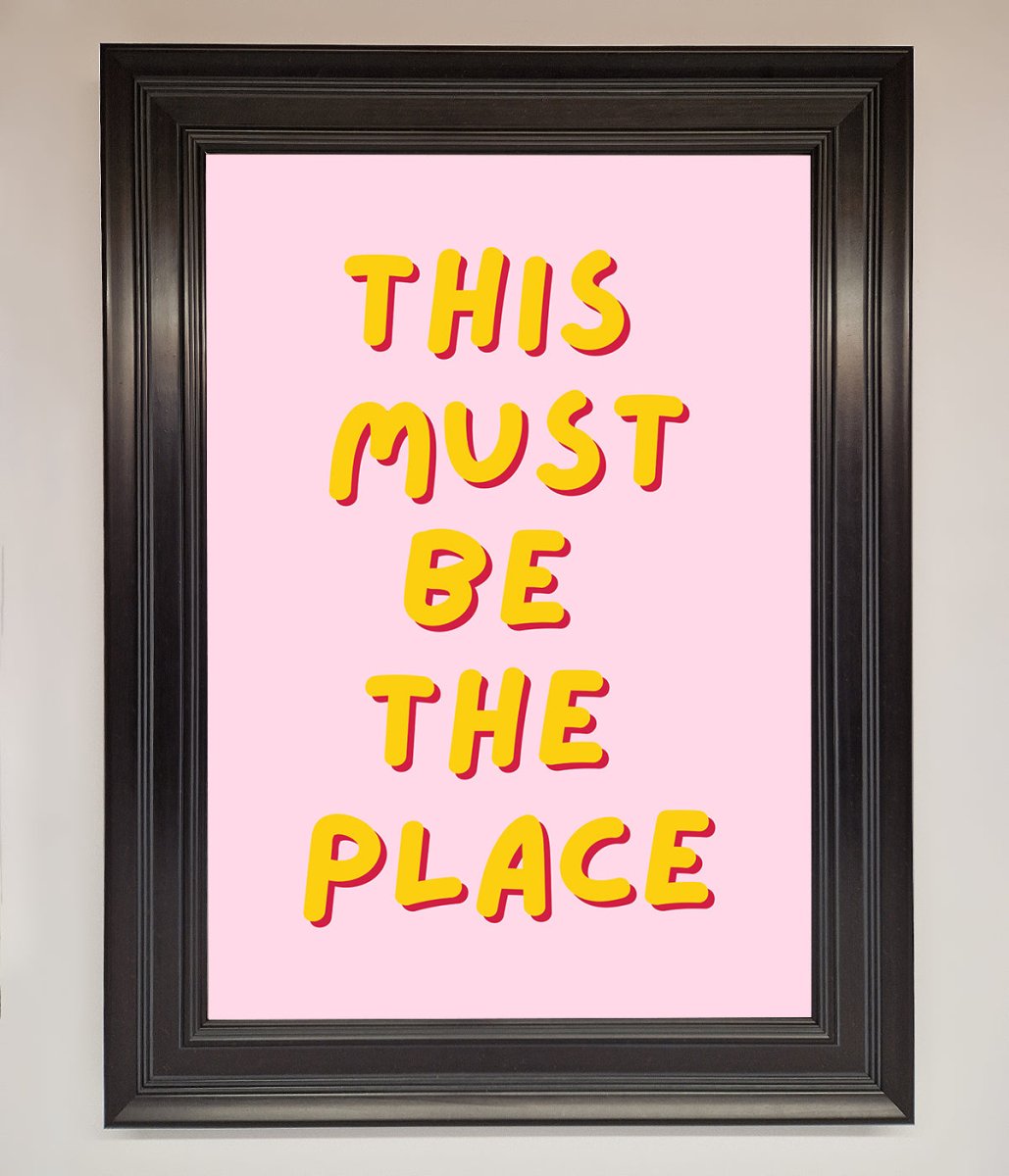 This Must Be The Place Framed Wall Art-15