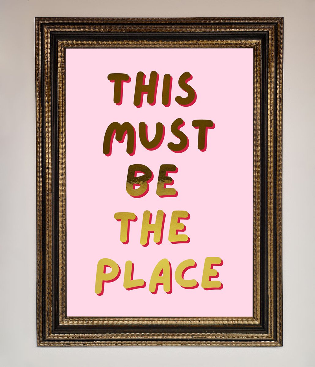 This Must Be The Place Pink Foil Print-18