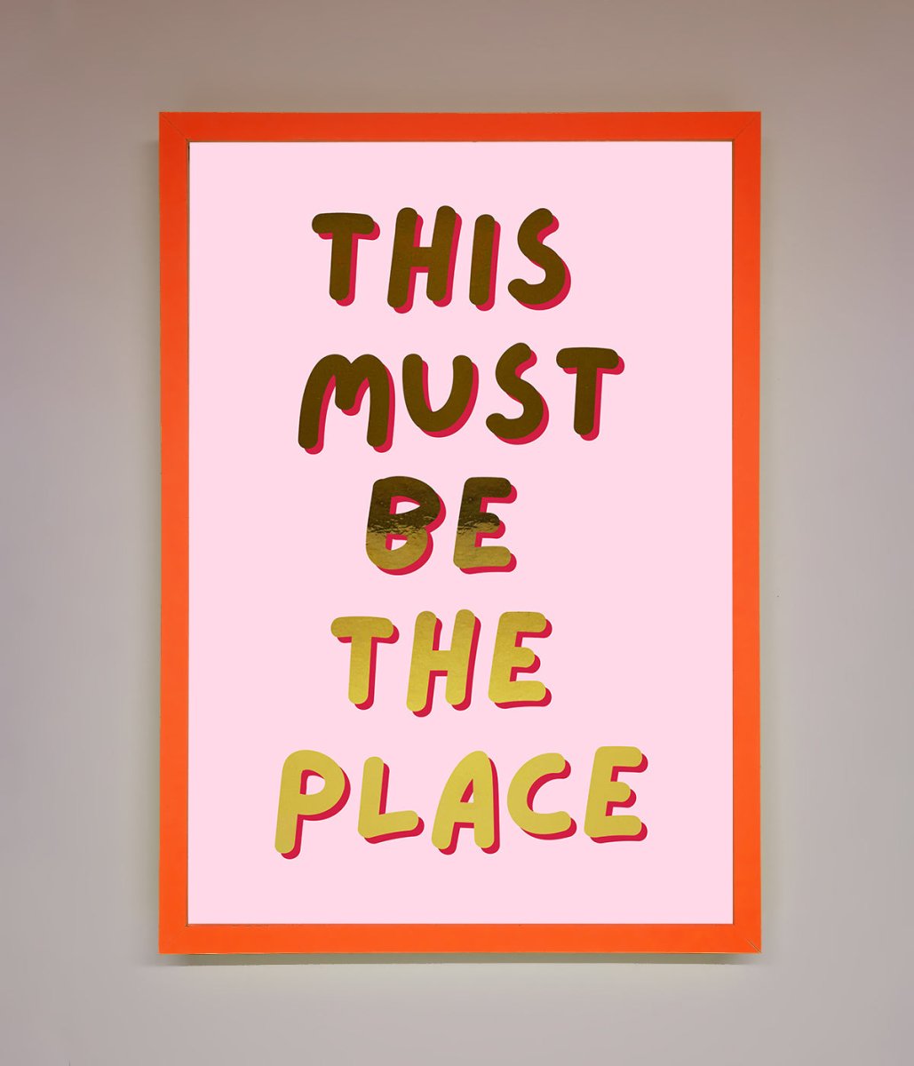 This Must Be The Place Pink Foil Print-11