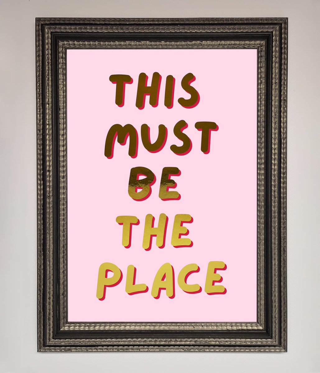 This Must Be The Place Pink Foil Print-17