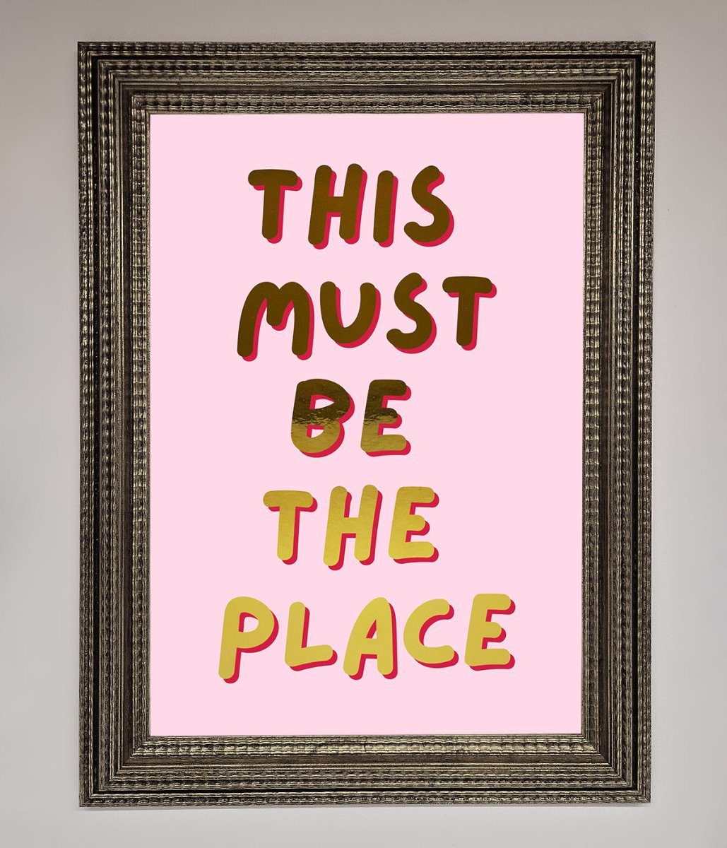 This Must Be The Place Pink Foil Print-16