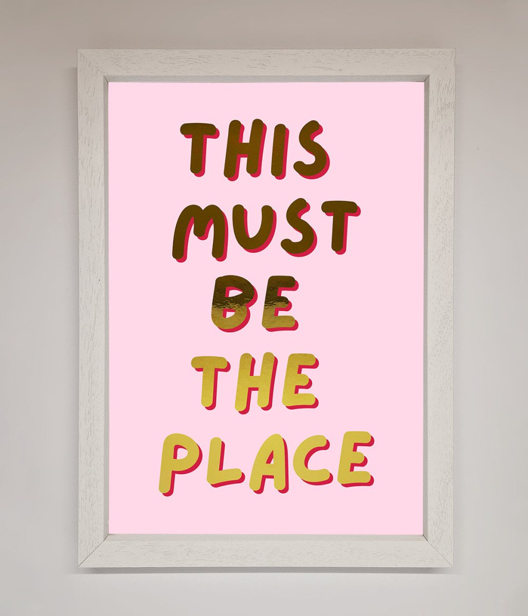 This Must Be The Place Pink Foil Print-7