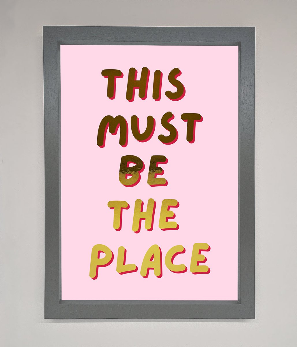 This Must Be The Place Pink Foil Print-9