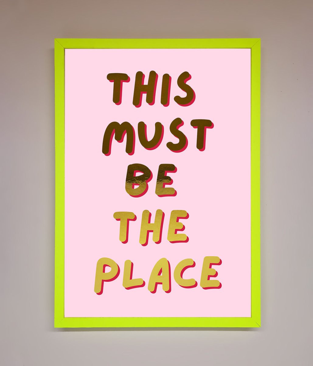 This Must Be The Place Pink Foil Print-13