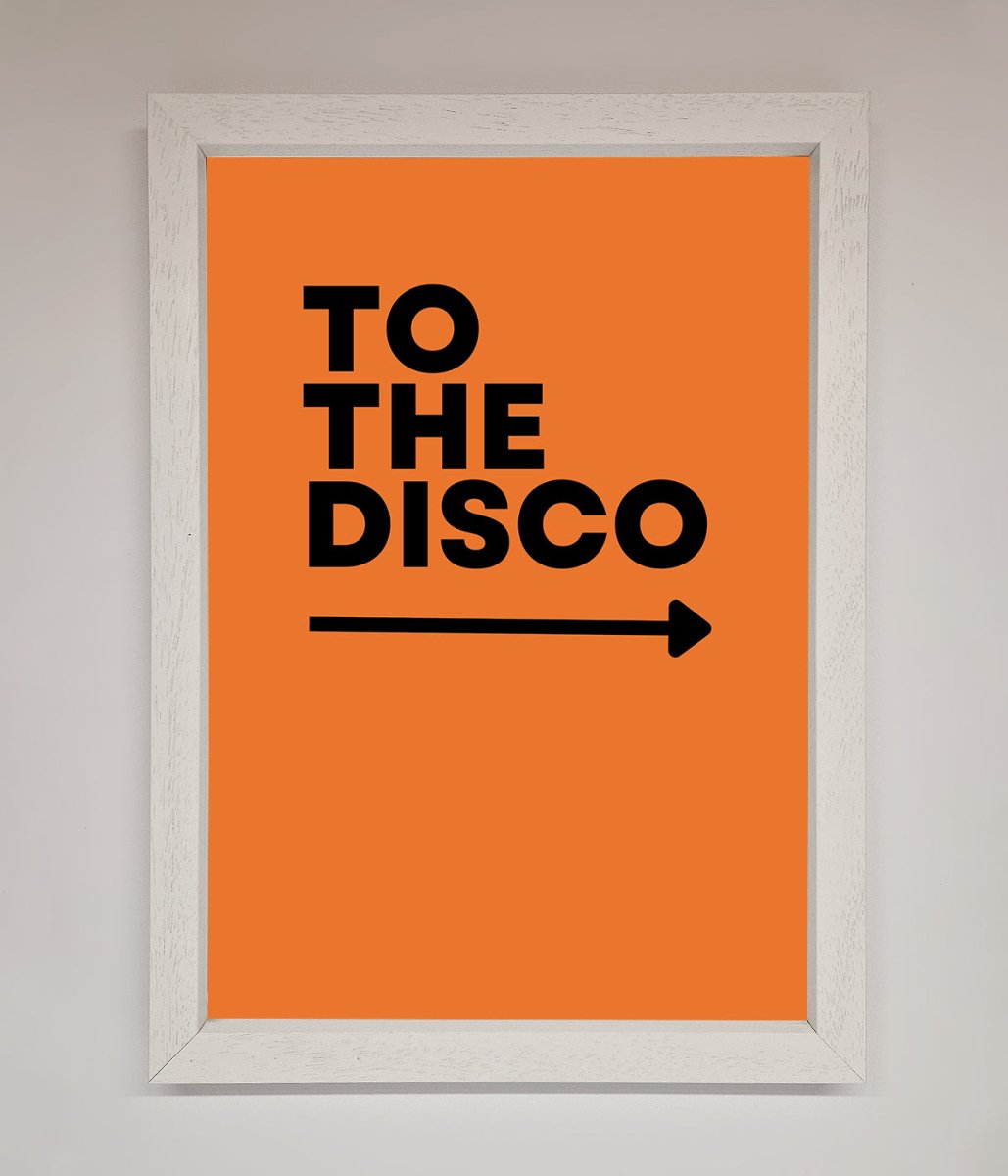 To The Disco Framed Print-2