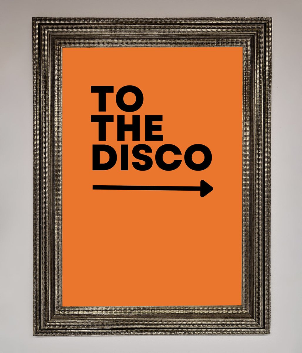 To The Disco Framed Print-16