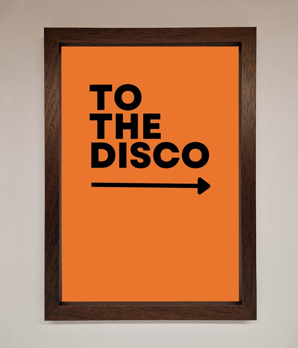 To The Disco Framed Print-4