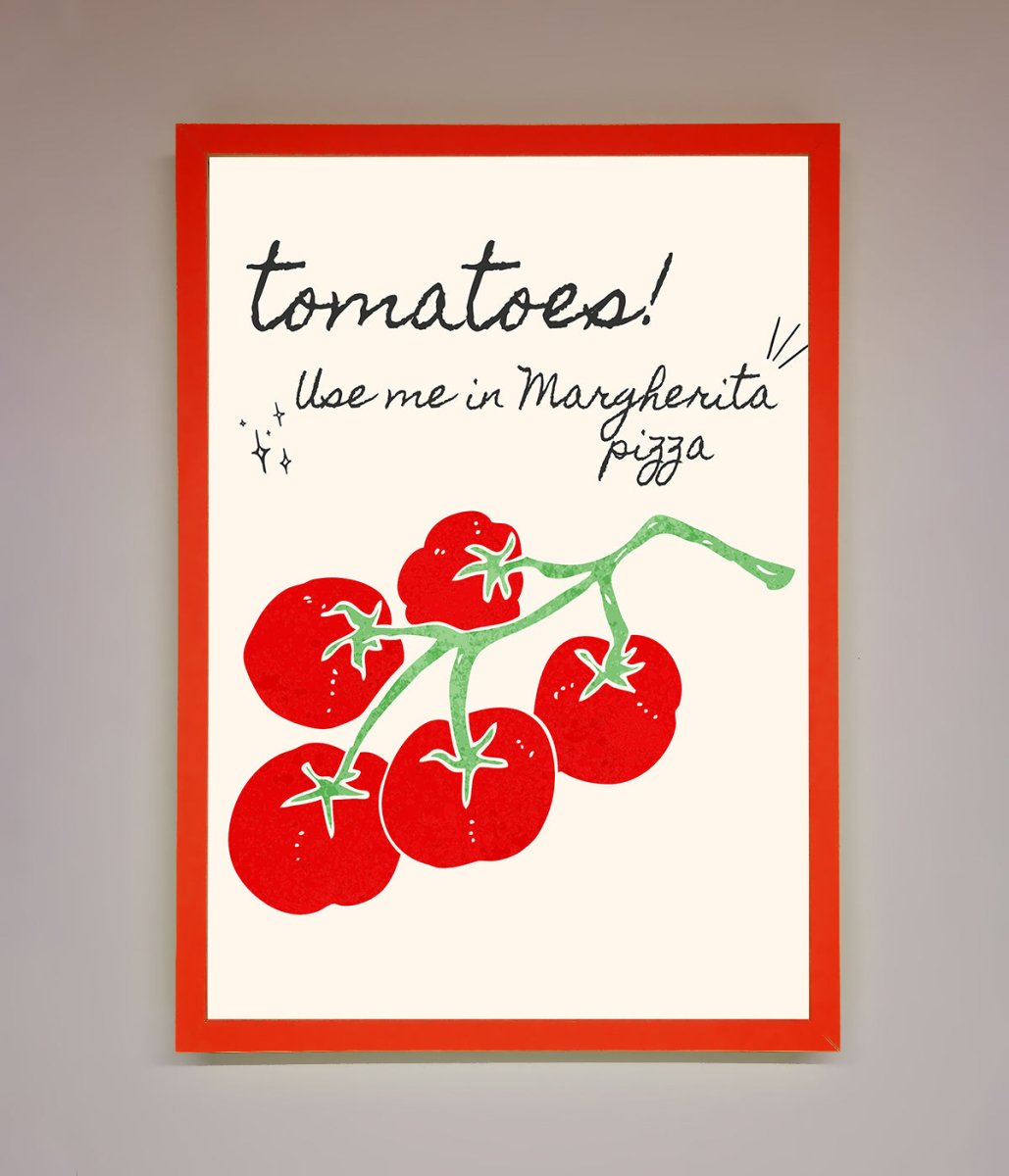 Tomatoes For Pizza Framed Poster-0
