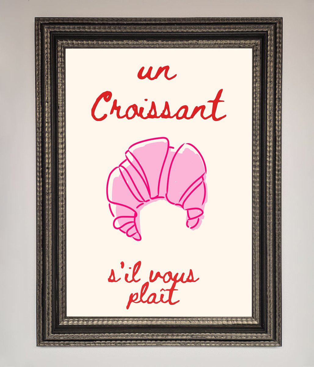 Un Croissant Framed Wall Art-17
