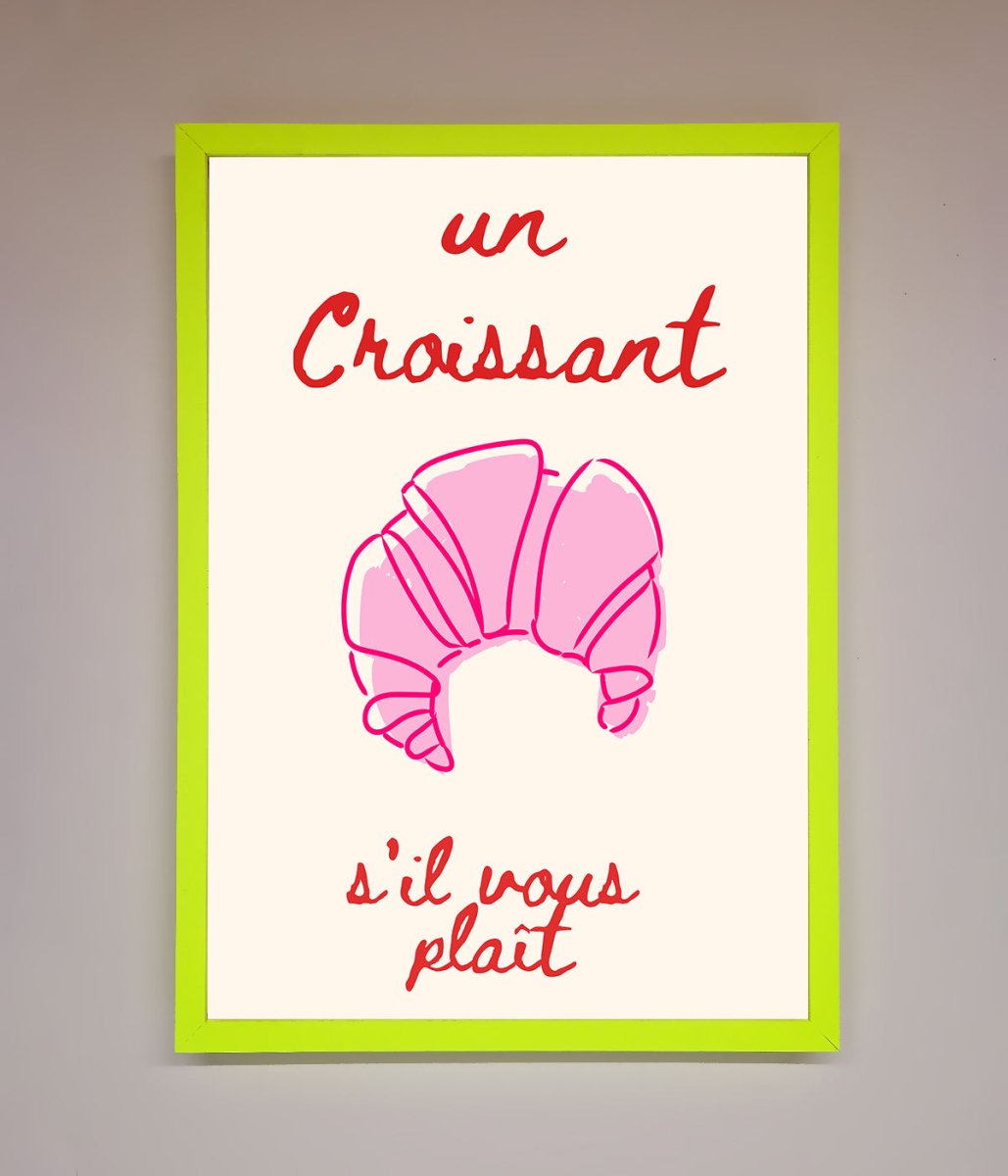 Un Croissant Framed Wall Art-13
