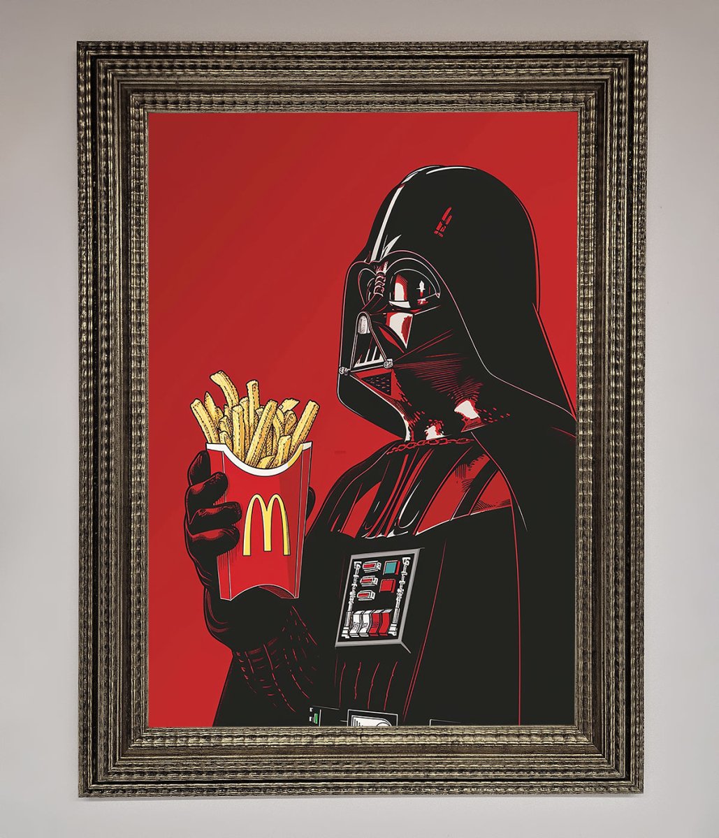 Vader French Fries Framed Poster-10