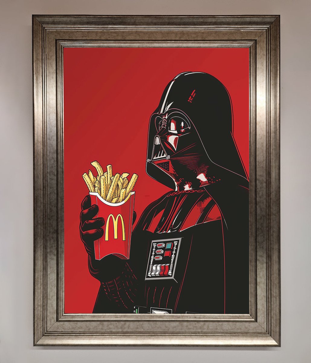 Vader French Fries Framed Poster-14