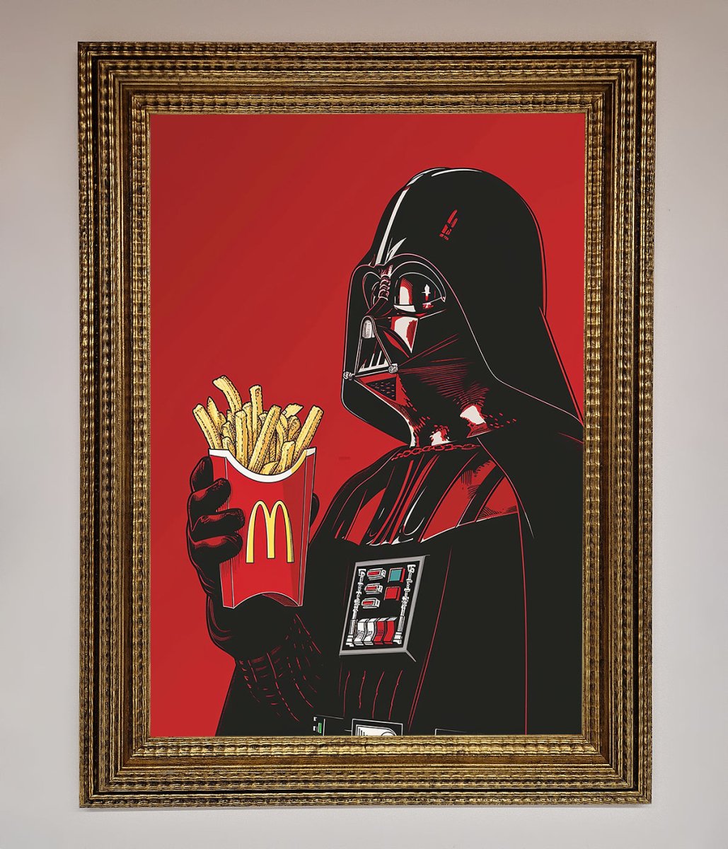 Vader French Fries Framed Poster-9