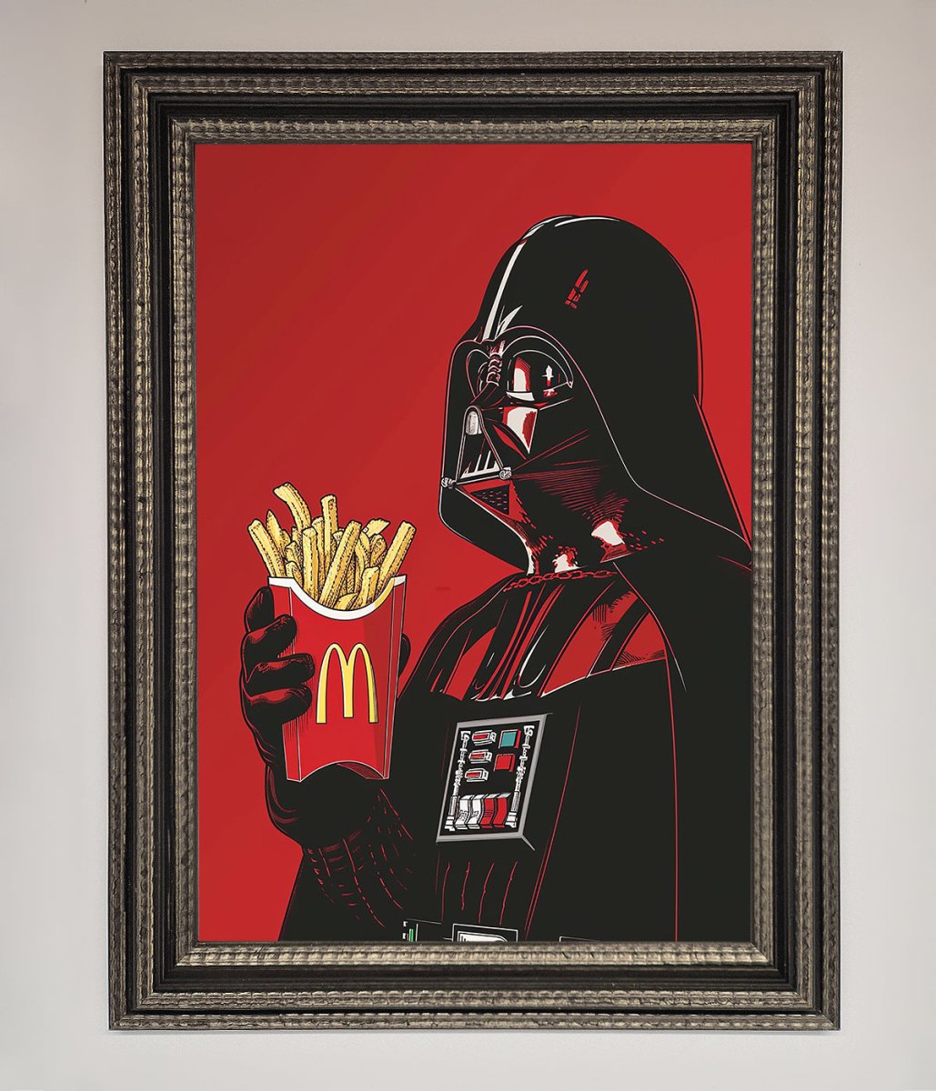 Vader French Fries Framed Poster-13