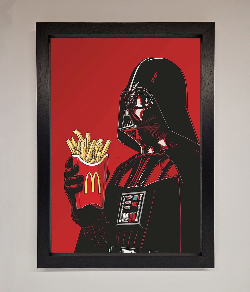 Vader French Fries Framed Poster-2