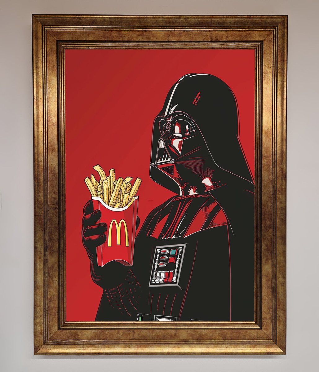 Vader French Fries Framed Poster-12