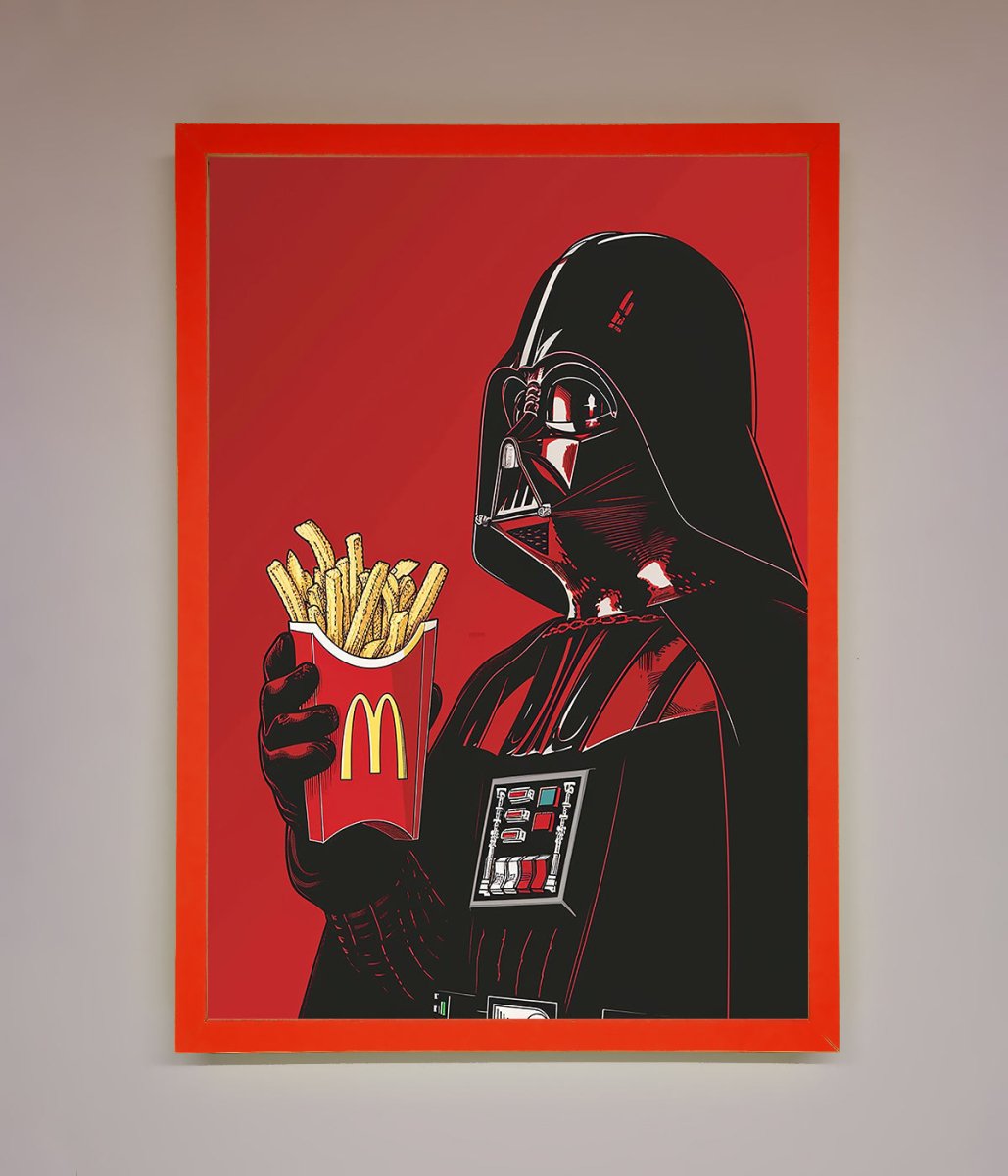 Vader French Fries Framed Poster-1