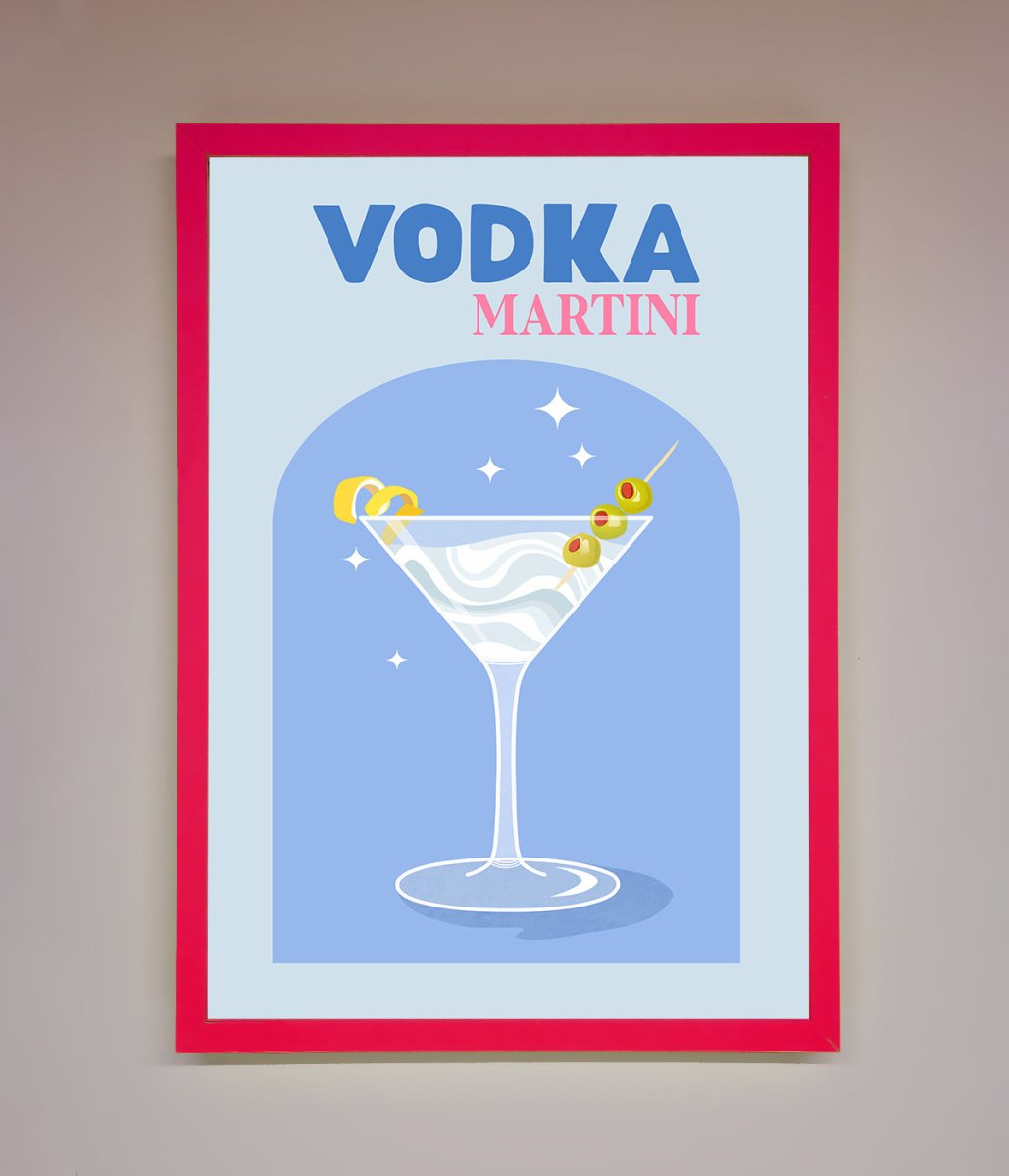 Vodka Martini Framed Wall Art-13