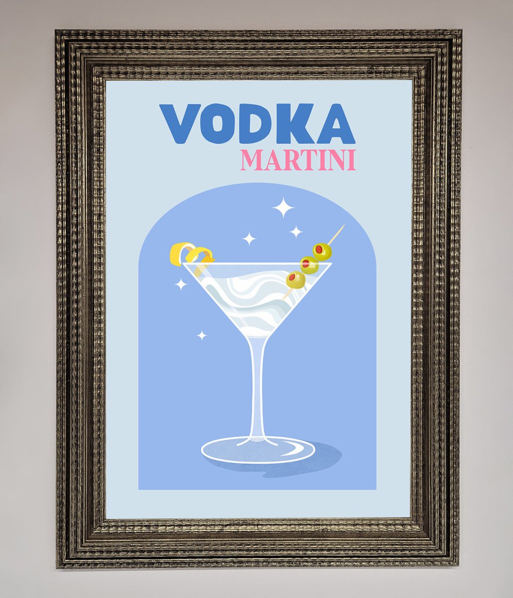 Vodka Martini Framed Wall Art-16