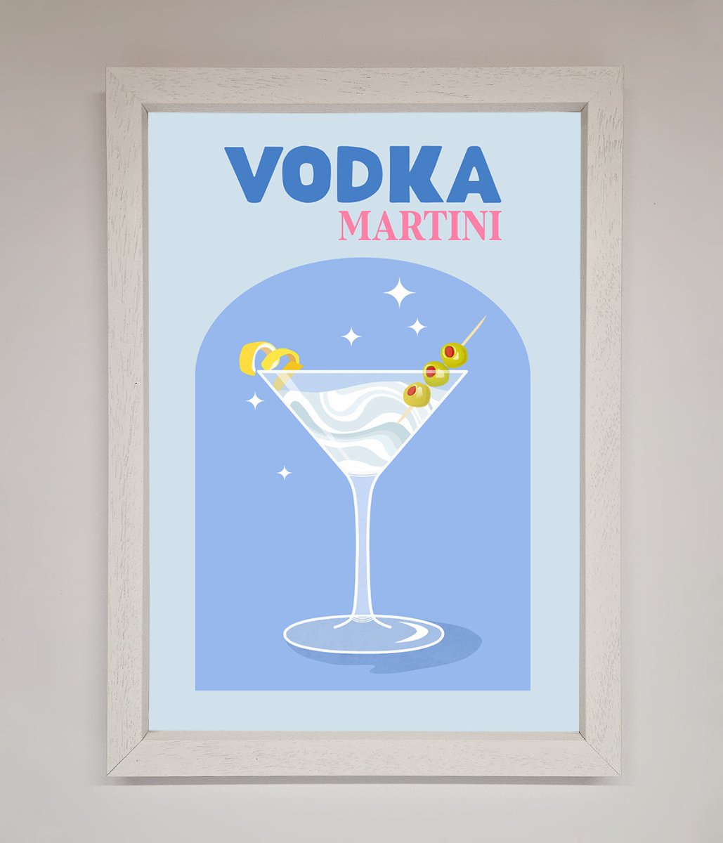 Vodka Martini Framed Wall Art-2