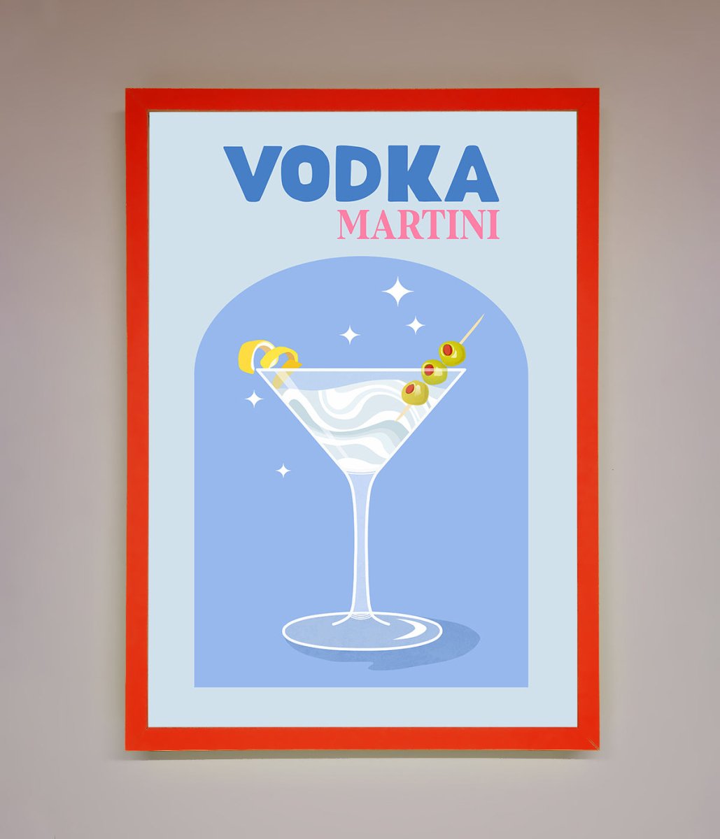 Vodka Martini Framed Wall Art-14