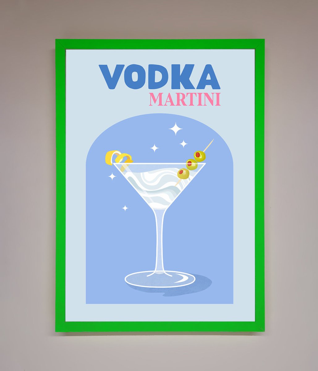 Vodka Martini Framed Wall Art-11