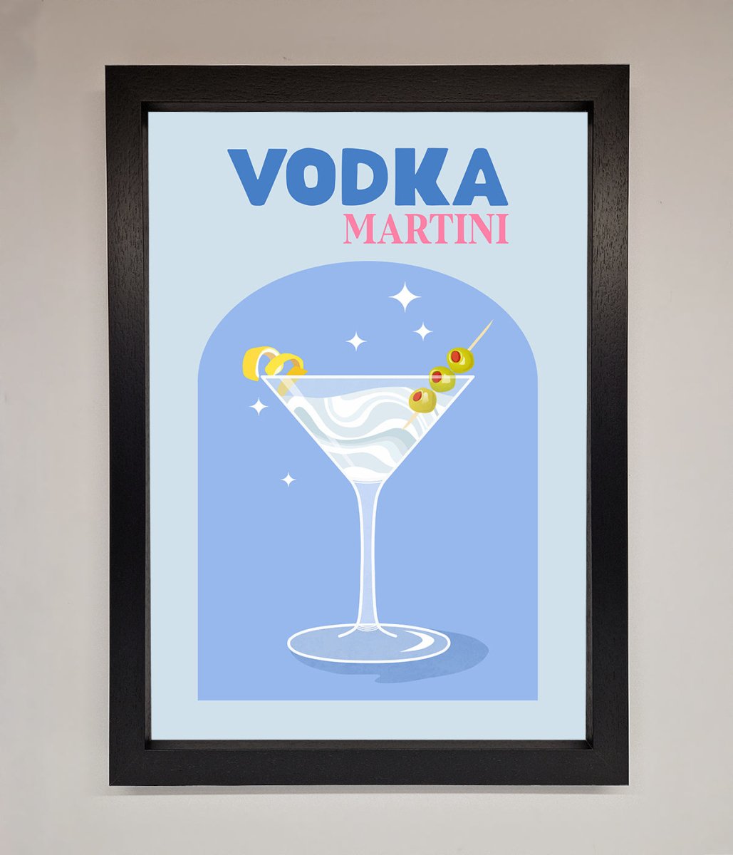 Vodka Martini Framed Wall Art-1